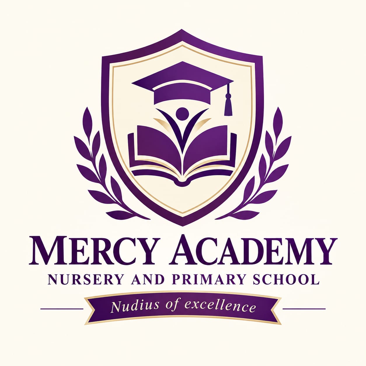 Mercy Academy pupils gathered in their school uniforms